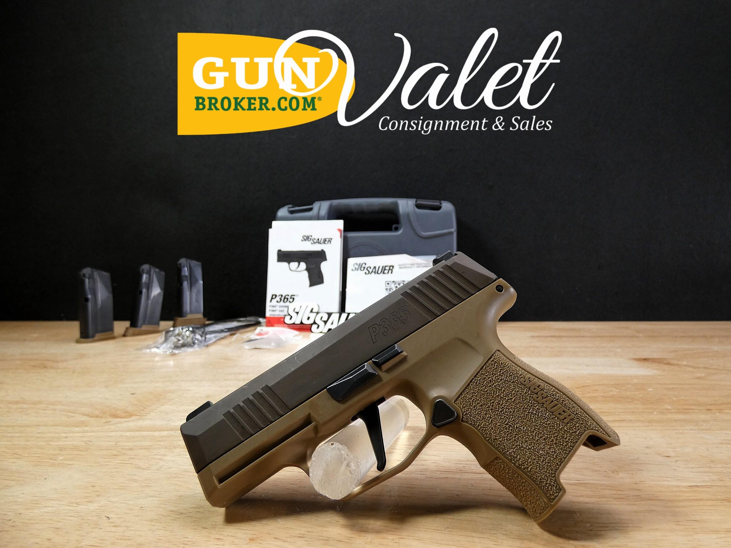 Sig Sauer P365 FDE - 9mm - Coyote - w/ Hard Case & Extras! - C-img-0