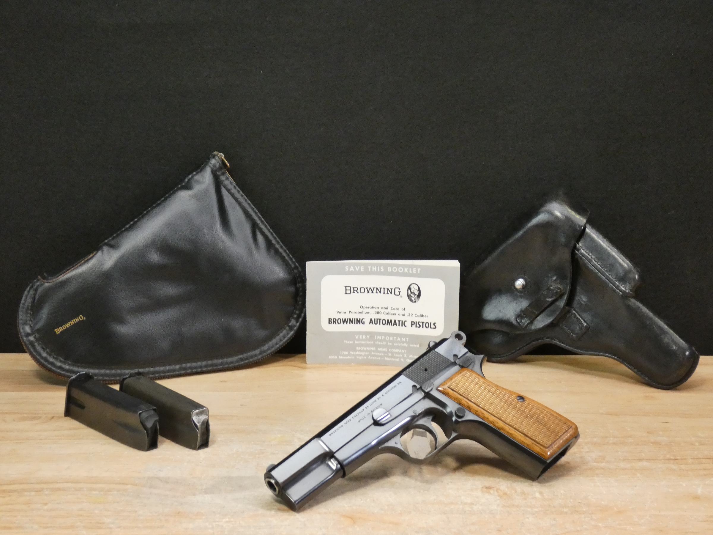 FN Browning Hi-Power T-Series - 9mm - Holster Mag - Belgium - MFG 1969 - C-img-1