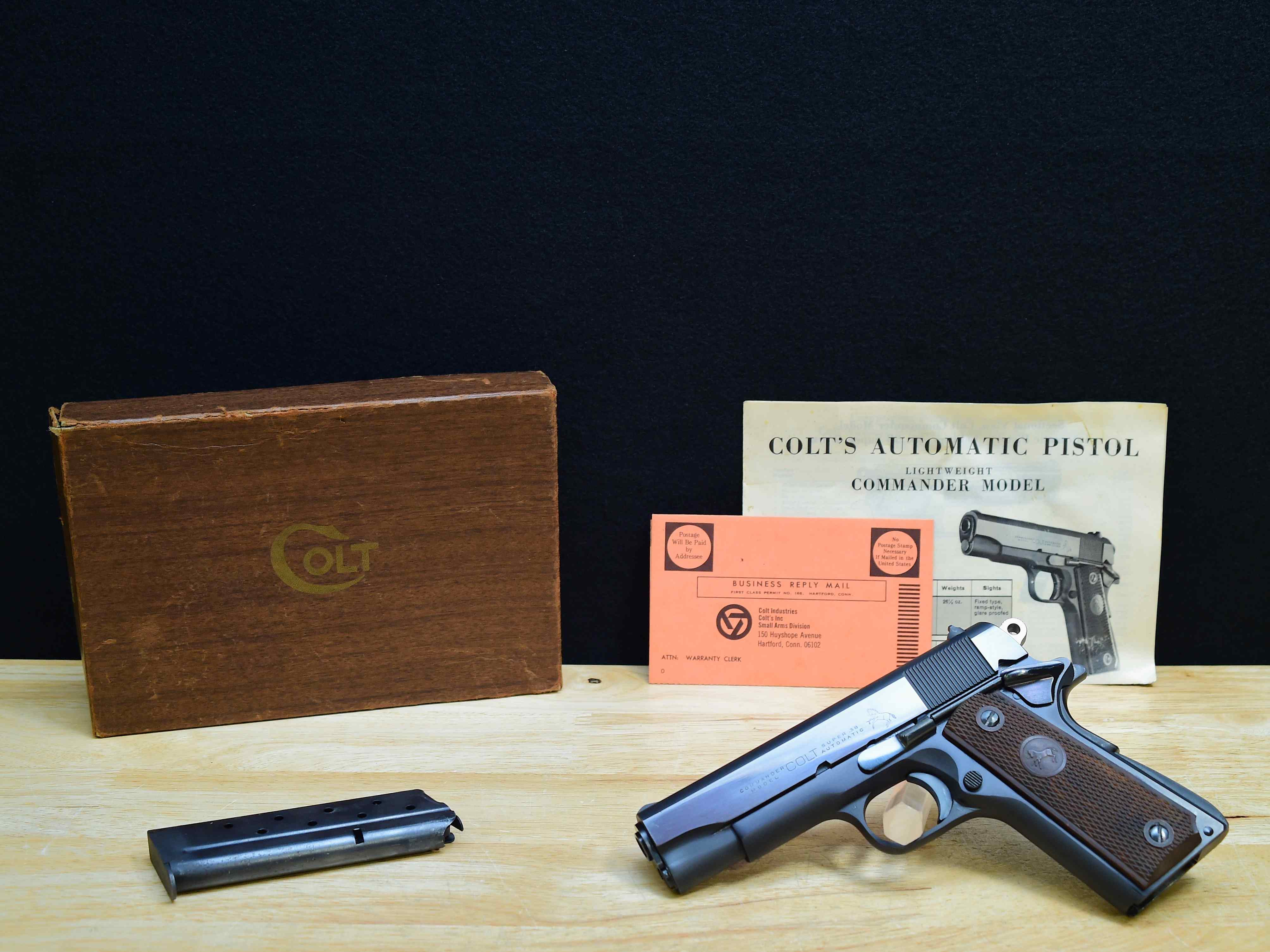 Colt Lightweight Commander Model 1911 - .38 Super - MFG 1970 - M1911 - C-img-1