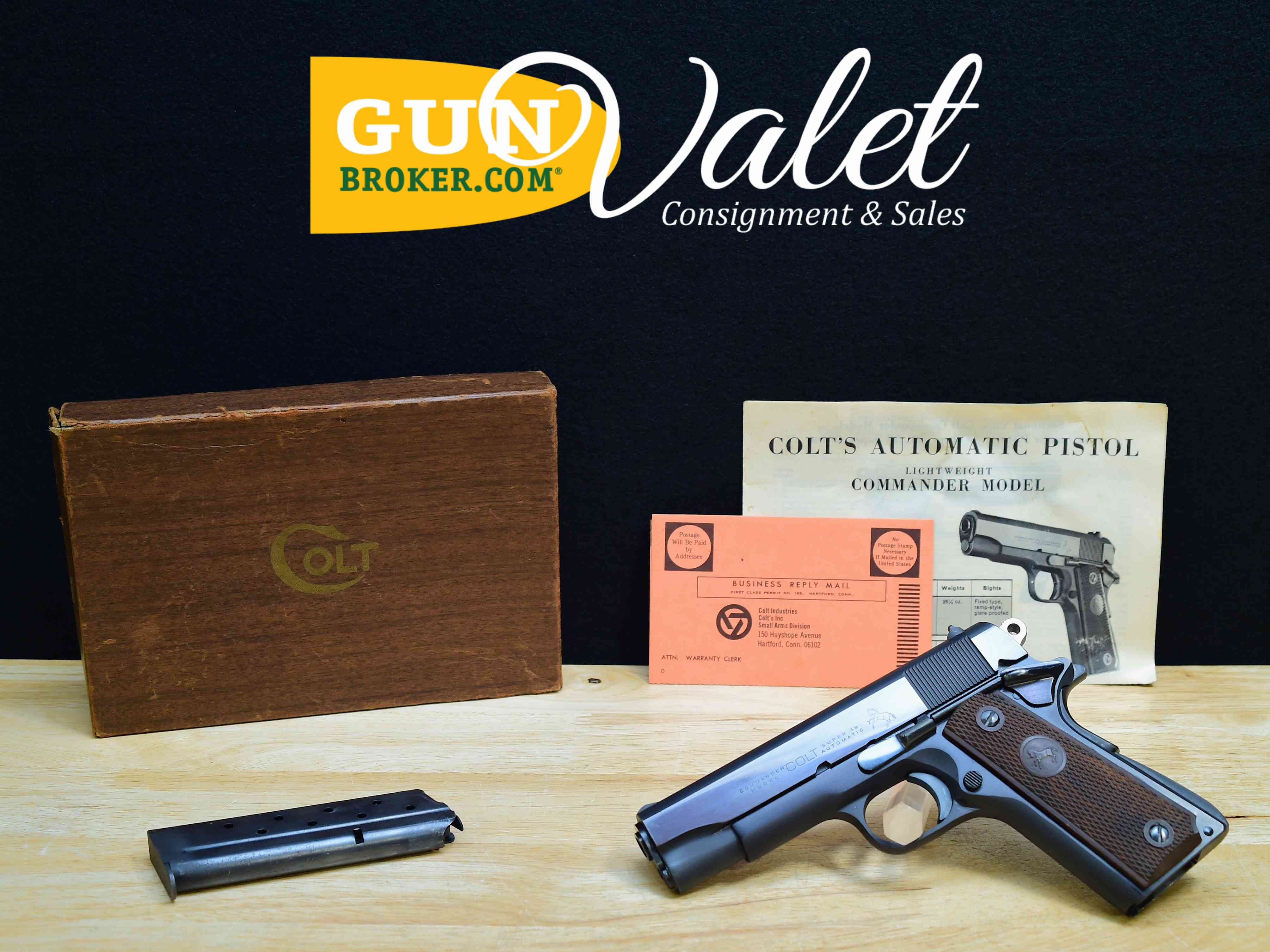 Colt Lightweight Commander Model 1911 - .38 Super - MFG 1970 - M1911 - C-img-0